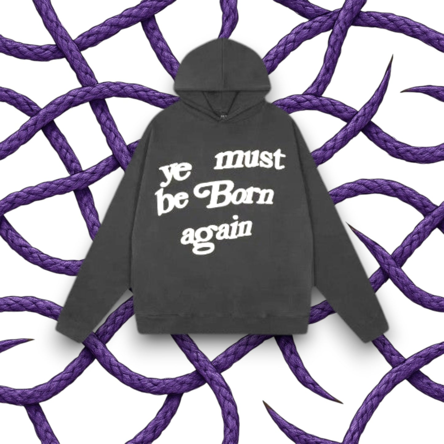 YE MUST BE BORN AGAIN HOODIE
