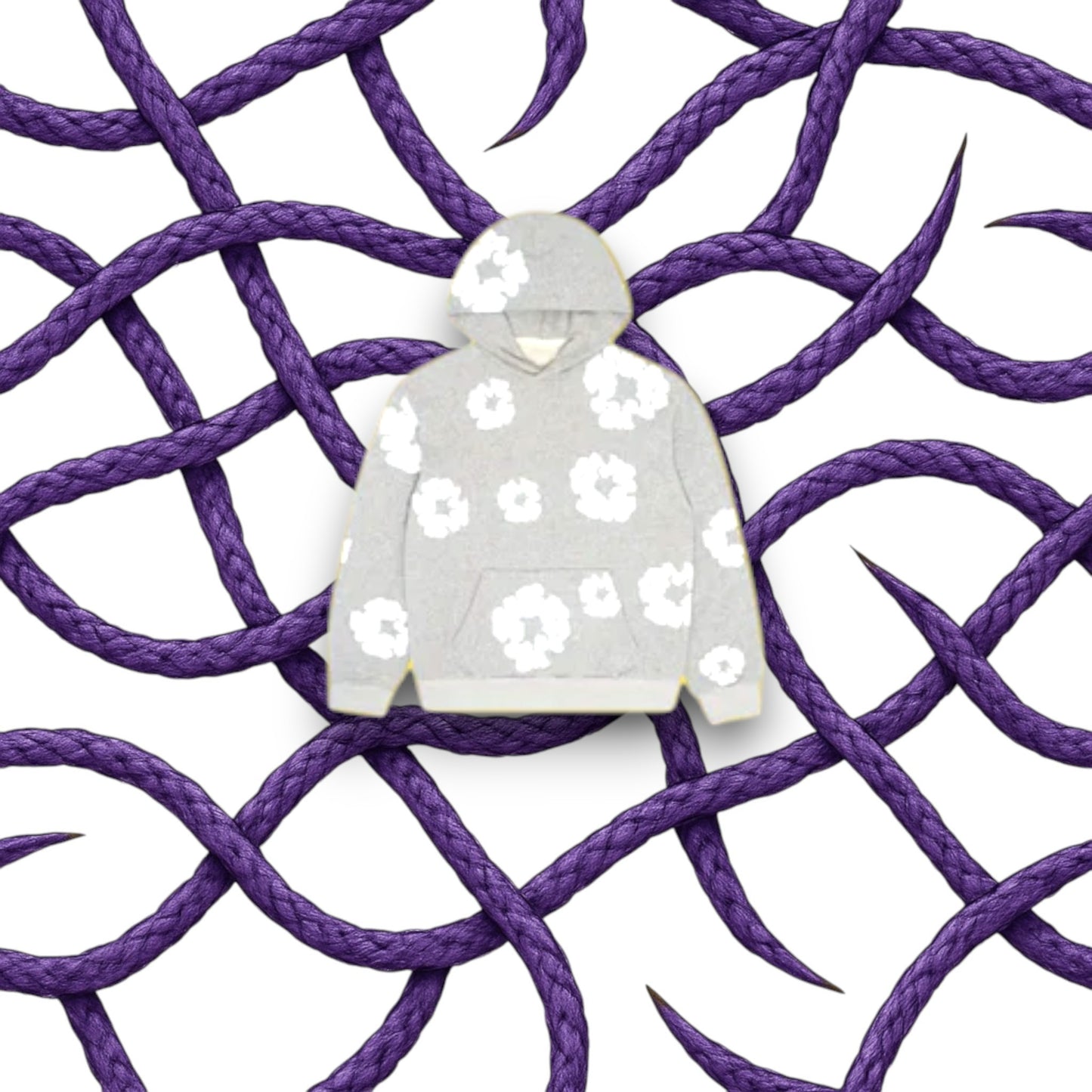 Denim Tears The Cotton Wreath Sweatshirt Gray