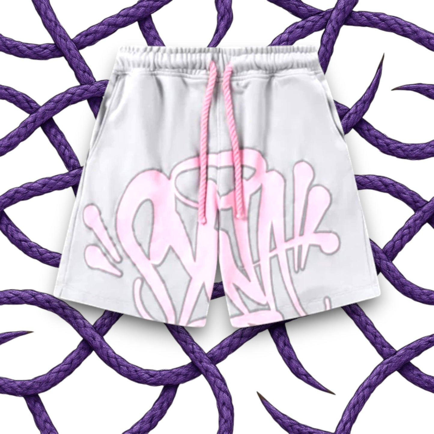 SYNA WORLD SHORT PINK GREY
