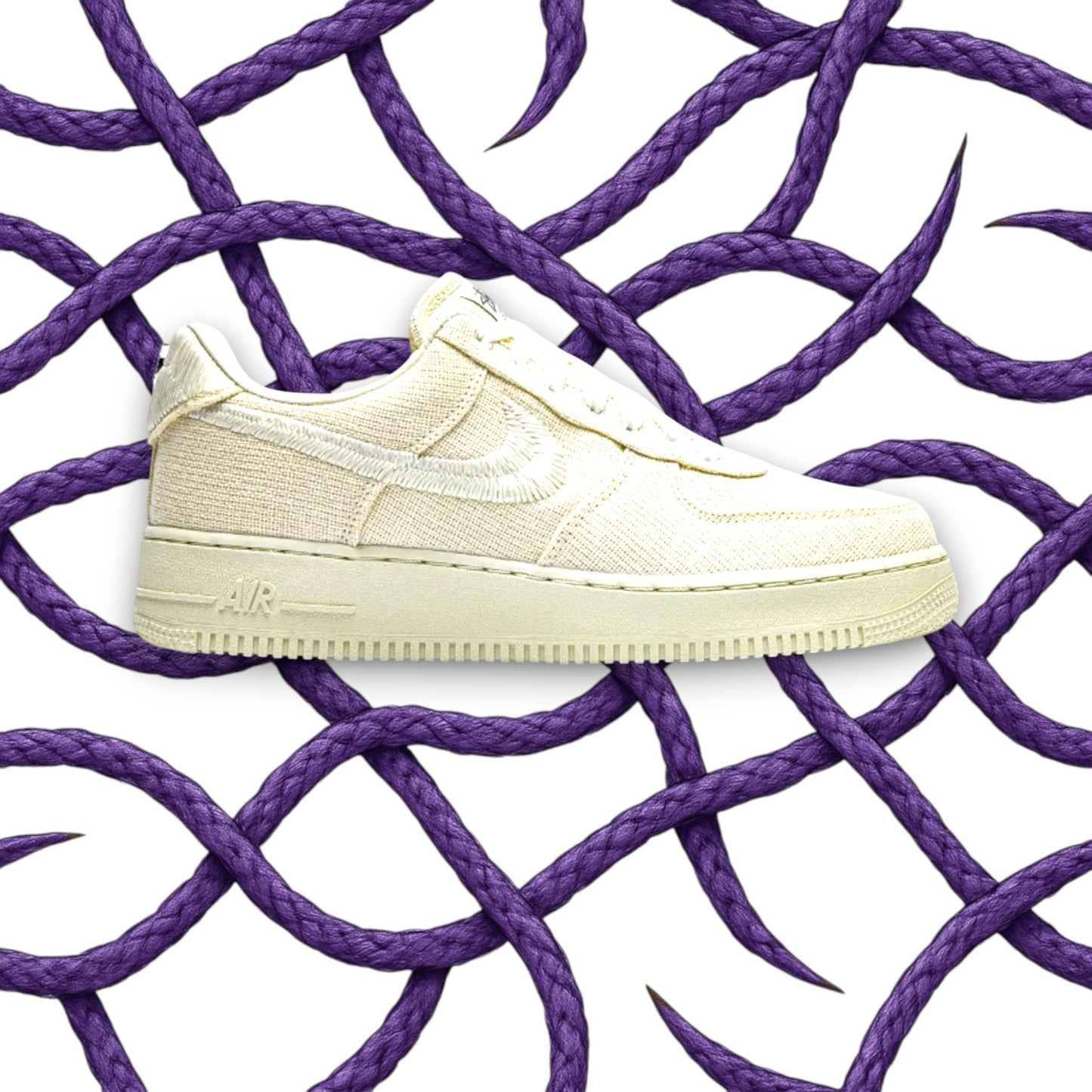 STUSSY WHITE FOIL AIRFORCE