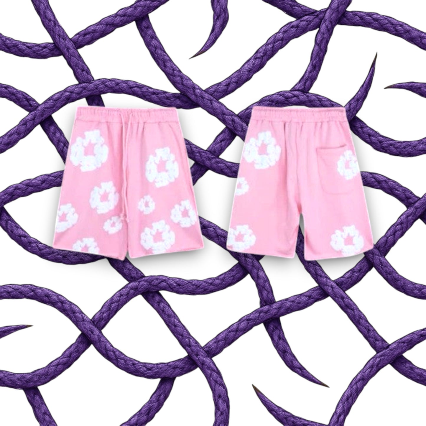 DENIM TEARS PINK SHORT