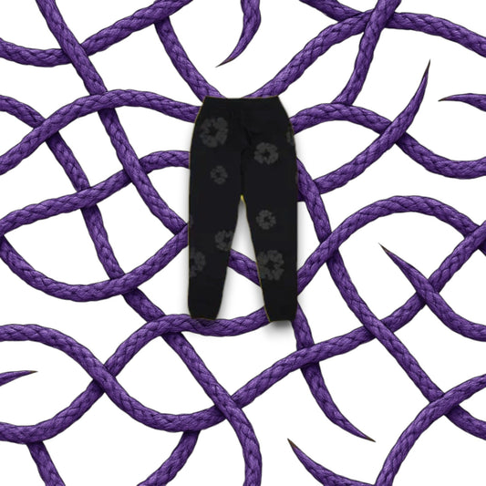 Denim Tears The Cotton Wreath Sweatpants Black On Black