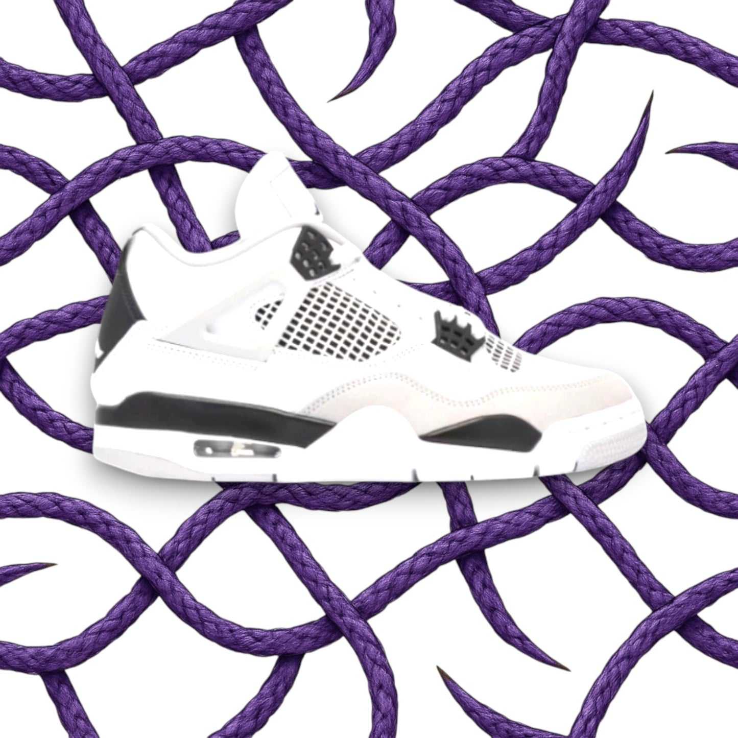 JORDAN 4 MILITARY BLACK